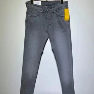 H&M MENS SKINNY COUPE MOULANTE GREY PANTS